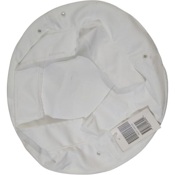 White Service Cap Crown – Type I, Sz 7-1/4, Poly Twill, Sam Bonk Uniform Cap Co. - Picture 2 of 4